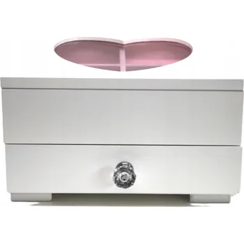 Šperkovnice Šperkovnice dřevěná, bílá, organizér na šperky