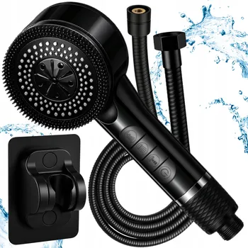 Sprchová hlavice Renew Force KOUPELNOVÉ DOPLŇKY FILTR SNADNÁ MONTÁŽ černý