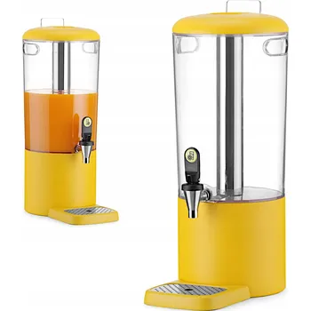Dávkovač nápoje DÁVKOVAČ DÁVKOVAČ NA NÁPOJE S CHLADICÍ VLOŽKOU 8 L ŽLUTÝ