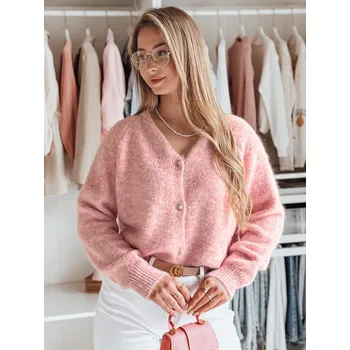 Dámský svetr Dámský svetr one size oversize SOFTELLS MY2470 Barva: Růžová, Velikost: ONE SIZE