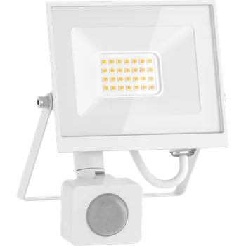 Mexen Luxpro+ LED reflektor s pohybovým senzorem, 20W, Studená - 6500K, 2200 lm, bílá - L236-020-65-20 Naświetlacze LED