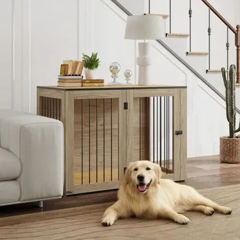 Bouda pro psa Prostorná dřevěná bouda pro psa 106 x 60 x 76 cm | dub