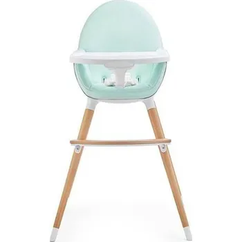 Jídelní židlička Židlička na krmení Kinderkraft Fini 2 v 1, máta