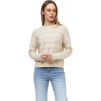 Elegantní svetřík lurex SEVENDAY 6224 barva: hnědá tmavá