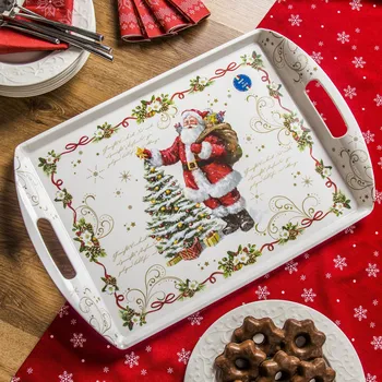 Melaminový podnos (tác) SANTA 52 x 35 cm