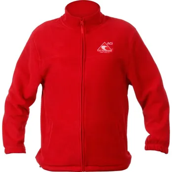 Pánská mikina Mikina červená na zip fleece (velikost M), X MIKINA 10