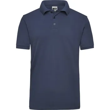 James & Nicholson Polokošile JN 801, krátký rukáv, pánská COT02080109016-steel blue Modrá ocelově 6XL