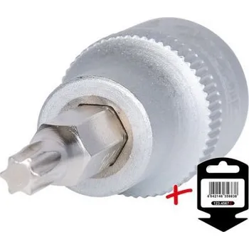 Gola hlavice KS Tools Nástrčný ořech s bitem 3/8", profil Torx, T25 Věšák 911.3871-E