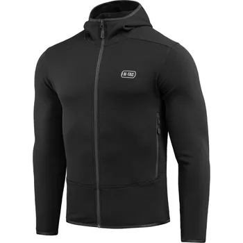Pánská mikina Pánská Mikina fleecová mikina s kapucí M-Tac Shadow Fleece Polartec, černá, velikost 3XL