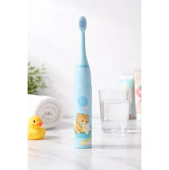 Elektrický zubní kartáček SONICKÝ KARTÁČEK PRO DĚTI ELEKTRICKÝ NA ZUBY MEDVÍDEK