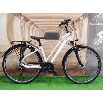 Trekingové kolo Romet Gazela 3, rám 17 palců, kolo 28", bílé