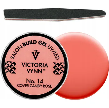 Lak na nehty STAVEBNÍ GEL NA NEHTY VICTORIA VYNN 15ML COVER CANDY ROSE 14 + DÁREK