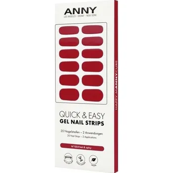Gelové nehtové pásky ANNY – UV fólie na nehty k aplikaci s UV lampou, odolné a neloupající se,