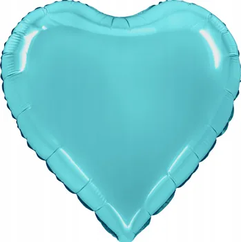 Balónek Fóliový balónek SRDCE MODRÉ 45 cm NA HELIUM