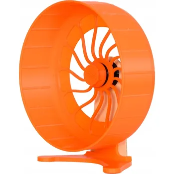 Tiché běhací kolo pro hlodavce HamsterRun Dual 25 cm oranžové
