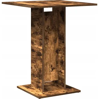 Konferenční stolek Bistro stolek, kouřový dub, 60 x 60 x 75 cm