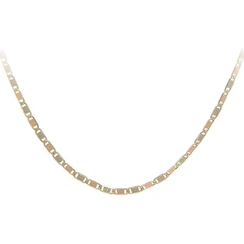 Řetízek Řetízek žiletka z kombinovaného zlata