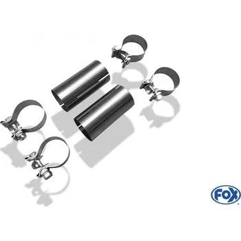 Tlumič výfuku Fox Sportauspuff adaptér pro Audi V8 D11 s motorem 4.2