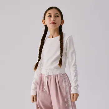 Dětská móda Reserved - Hladké tričko - krémová - 788HT-01X - 788HT-01X-158