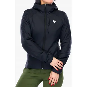 Dámská zateplená bunda s kapucí Black Diamond First Light Stretch Hoody - černá, velikost L