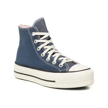Dámská móda Plátěnky Converse Ctas Lift Hi A03821C Tmavomodrá 36