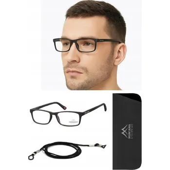 BRÝLE NA ČTENÍ A K POČÍTAČI S DIOPTRIEMI + ŠŇŮRKA +3.0