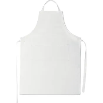 Nastavitelná zástěra Fitted kitab, bílá