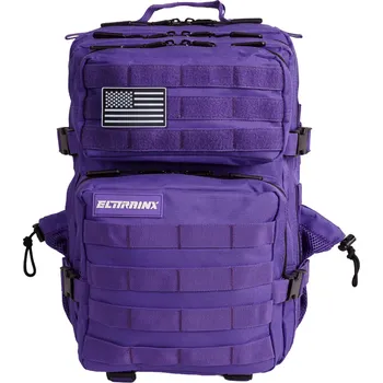 Sportovní taška ELITEX TRAINING Taktický batoh 25L 25 LITRŮ FIALOVÁ