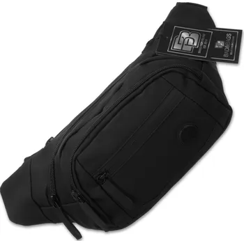 Pánská aktovka Camerazar Pánská černá vodotěsná ledvinka BAD&BAGS ideální na outdoorové aktivity