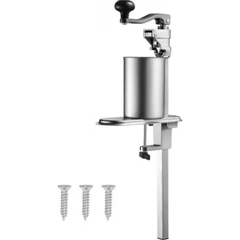 Otvírák Komerční otvírák na konzervy, robustní ruční stolní otvírák na konzervy do výšky 300 mm, výškově nastavitelné otvíráky na konzervy upevněné šrouby a stolní svorkou, pro restaurace, hotely a obchody s potravinami