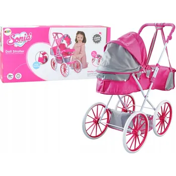 Kočárek pro panenku Kočárek pro panenku, golfky LEAN Toys 4904678384621