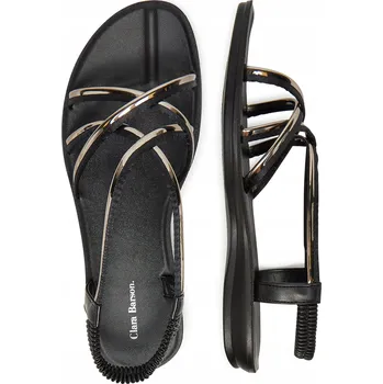 Dámské sandále Clara Barson dámské sandály WS990-28 plochý podpatek velikost 38