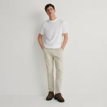 Pánské kalhoty Reserved - Kalhoty chino regular fit - béžová - 5712L-80X - 5712L-80X-29