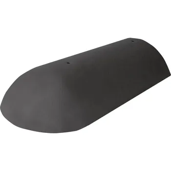 Střecha Hřebenáč BMI BRAMAC koncový set s vrutem novo – břidlicově černá