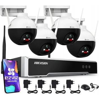 Bezpečnostní kamera Monitorovací sada Ezviz CCTV WiFi C8W 4Mpx + NVR-8CH