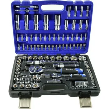 Gola sada Gola sada 108 dílů, CrV ocel, profi kufr, GEKO, poškozený kufr