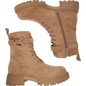 Dámská obuv Deezee kotníkové boty dámské béžové 5699
