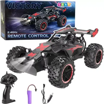 RC model auta RC terénní auto 1:18, rychlost 20 km/h, červené