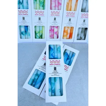 Svíčka Svíčka Date Candle - Blue