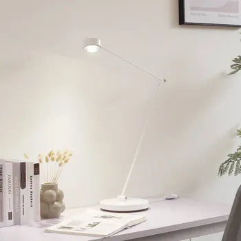 Svítidlo Stojací lampa Lindby Jyla, 88 cm, matná bílá, GX53, flexibilní - Podstavec – průměr 22 cm, výška 3 cm 1 x 11 W LED - Doprava zdarma