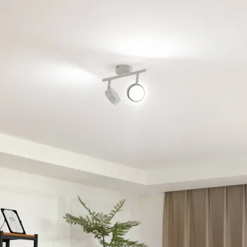 Svítidlo Lindby Stropní světlo Jyla, 2 žárovky, matná bílá 2 x 11 W LED - Doprava zdarma