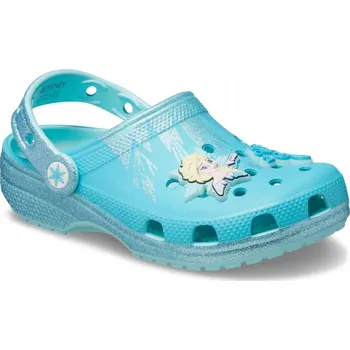 Dámská obuv Crocs dětské pantofle (pantofle) z plast (plastu), modrá barva, velikost 33,5