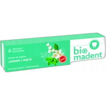 zubní pasta Přírodní zubní pasta Bio Madent jasmín a máta 100 ml