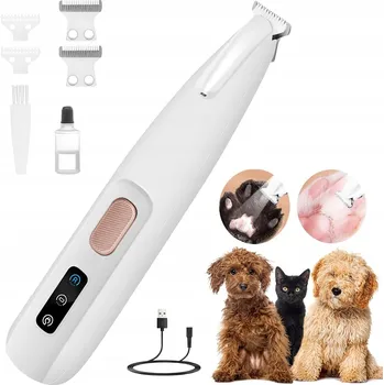 Kosmetika pro psa Profesionální strojek na stříhání psů - Tichý zastřihovač pro psy a kočky