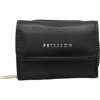 Peněženka Módní dámská kožená peněženka Peterson Aurelia, černá