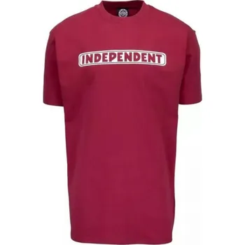 Pánské tričko Pánské tričko Independent Bar Logo T-Shirt maroon M