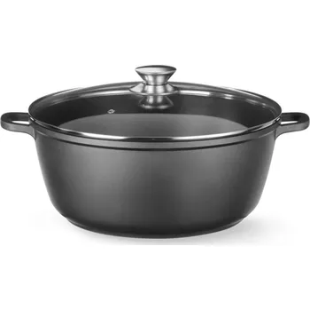 Hrnec GASTRONOMICKÝ HRNEC S POKLICÍ, NEPŘILNAVÝ POVRCH, PEKÁČ 7 L