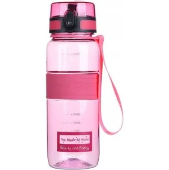 Láhev LAHEV NA PITÍ S PÍTKO NA VODU 750ML Šedý