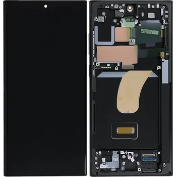LCD display + dotyková deska + přední kryt pro Samsung Galaxy S24+, black + DOPRAVA ZDARMA
