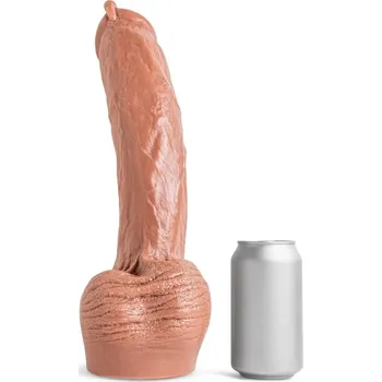 Dildo Mr. Hankey’s Toys Drew Sebastian L/XL, prémiové silikonové dildo s Vac-U-Lock 36 x 6,2–7,1 cm